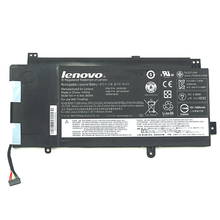 LENOVO 00HW014高品質充電式互換ラップトップバッテリー