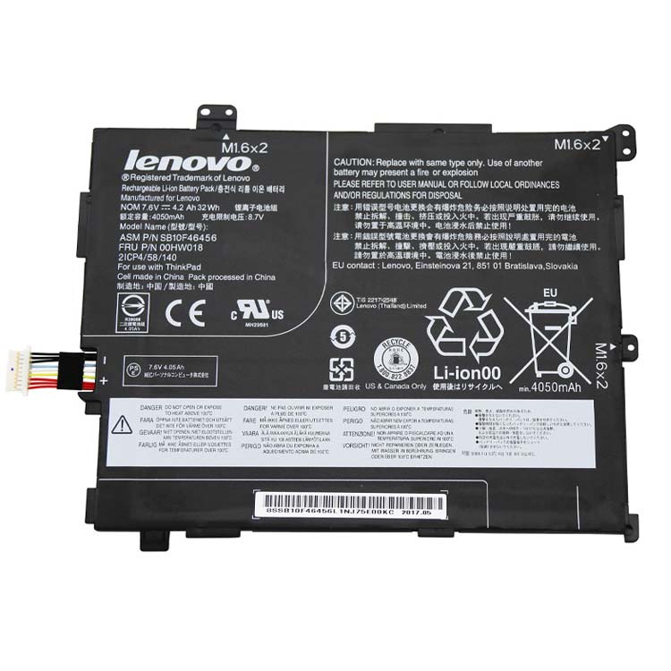 LENOVO 00HW019高品質充電式互換ラップトップバッテリー