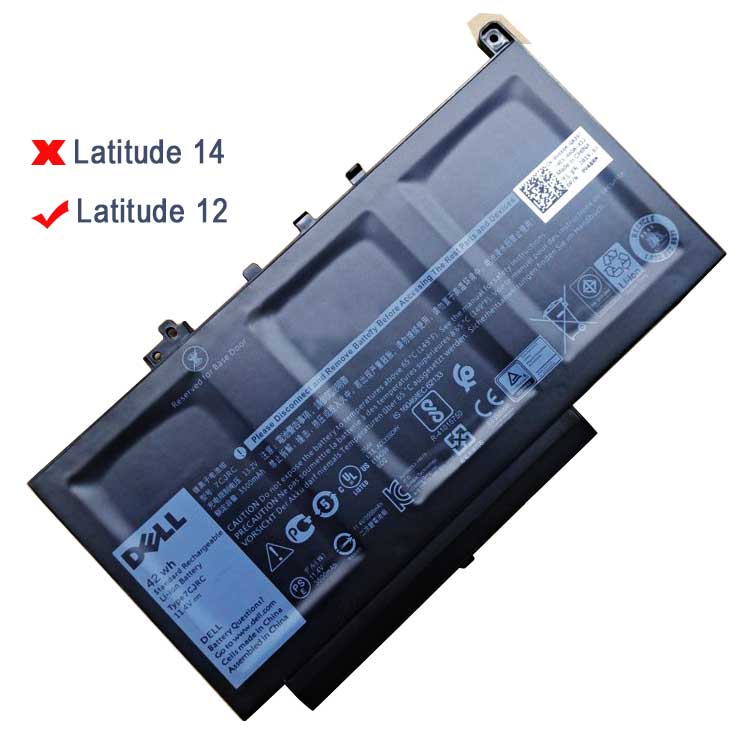Dell Latitude 12 E7470 series高品質充電式互換ラップトップバッテリー