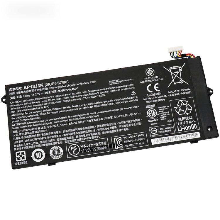 acer AP13J3Kラップトップバッテリー激安,高容量ラップトップバッテリー