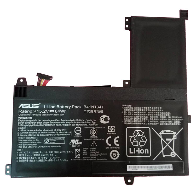 Asus B41N1341ラップトップバッテリー激安,高容量ラップトップバッテリー