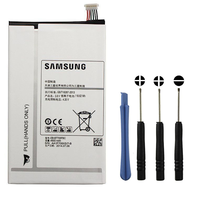 Samsung Galaxy Tab S T705C高品質充電式互換ラップトップバッテリー