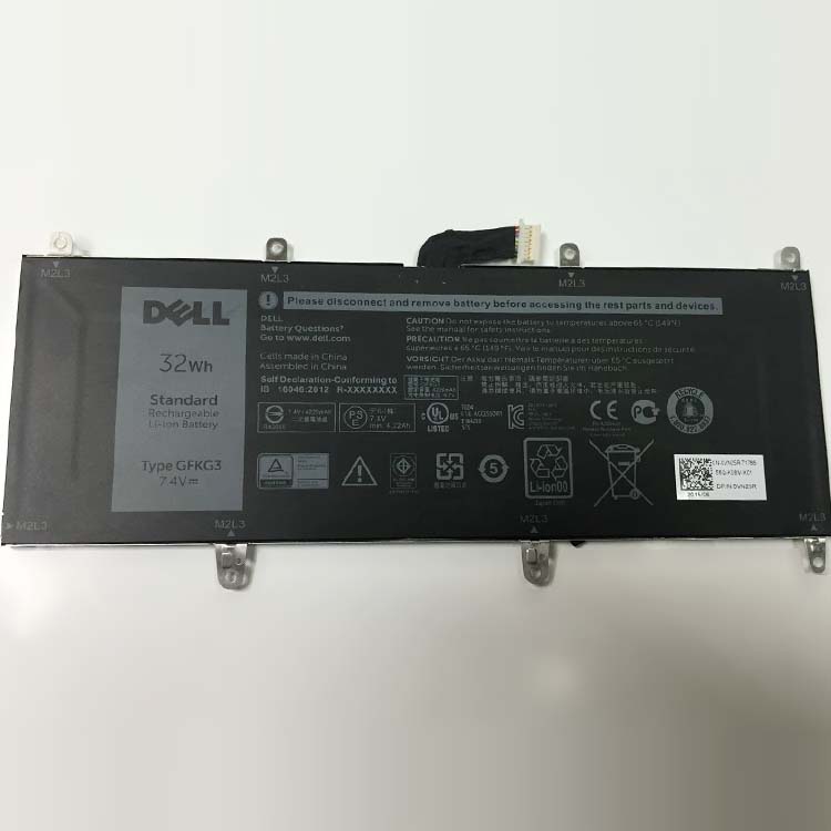 Dell 32WH 7.4V高品質充電式互換ラップトップバッテリー