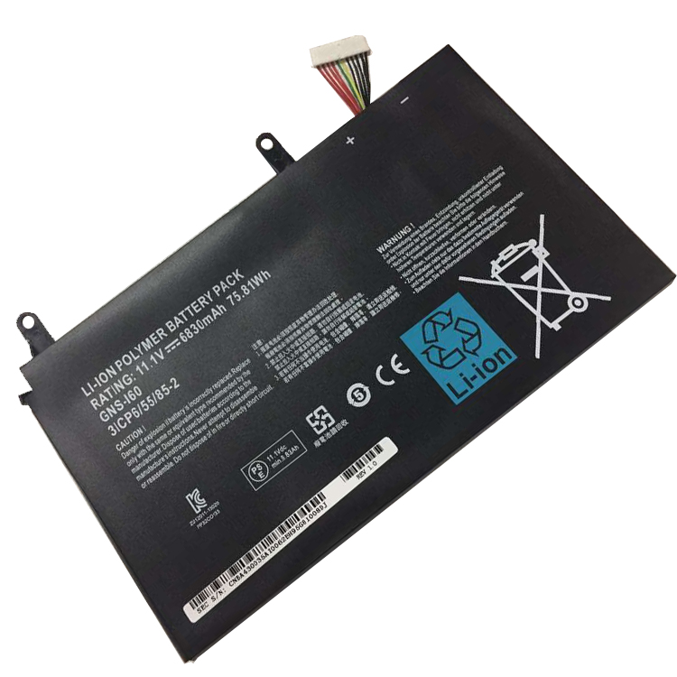 Gigabyte P35X v4高品質充電式互換ラップトップバッテリー