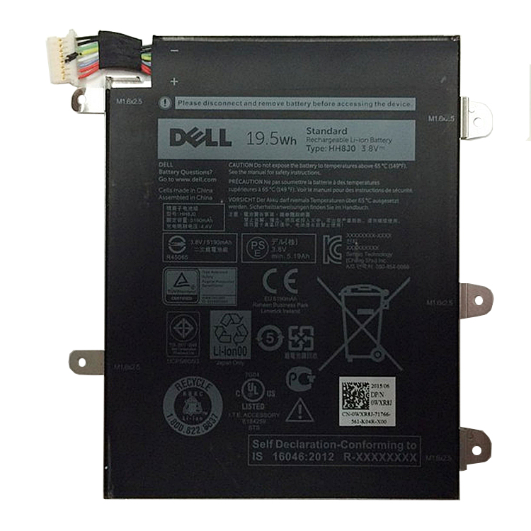 DELL Venue 8高品質充電式互換ラップトップバッテリー