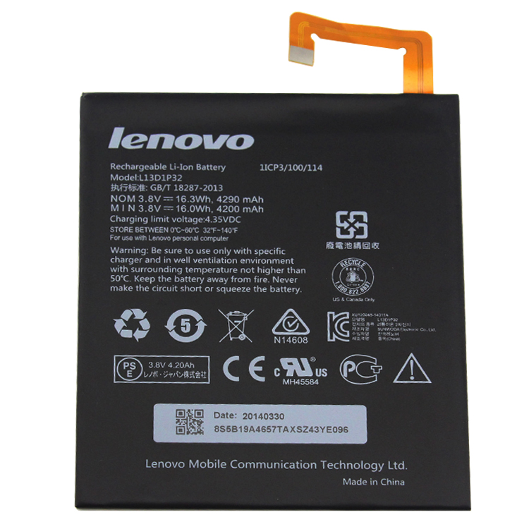 LENOVO L13D1P32高品質充電式互換ラップトップバッテリー