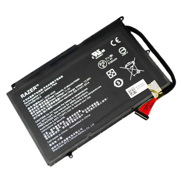 RAZER RZ09-02202E75高品質充電式互換ラップトップバッテリー