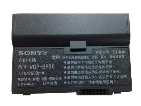 SONY VGP-BPL6高品質充電式互換ラップトップバッテリー