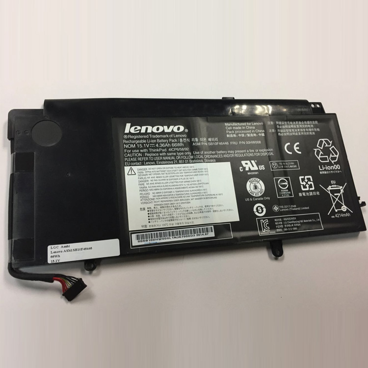 LENOVO 00HW008高品質充電式互換ラップトップバッテリー