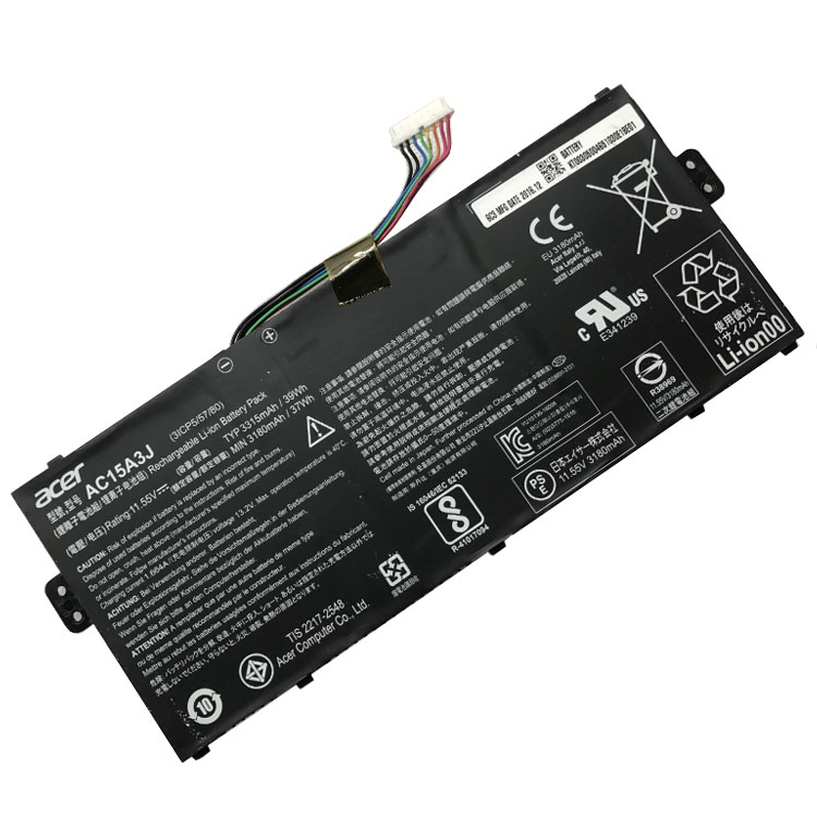 Acer AC15A3Jラップトップバッテリー激安,高容量ラップトップバッテリー