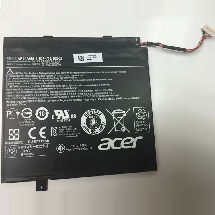 Acer AP14A8Mラップトップバッテリー激安,高容量ラップトップバッテリー
