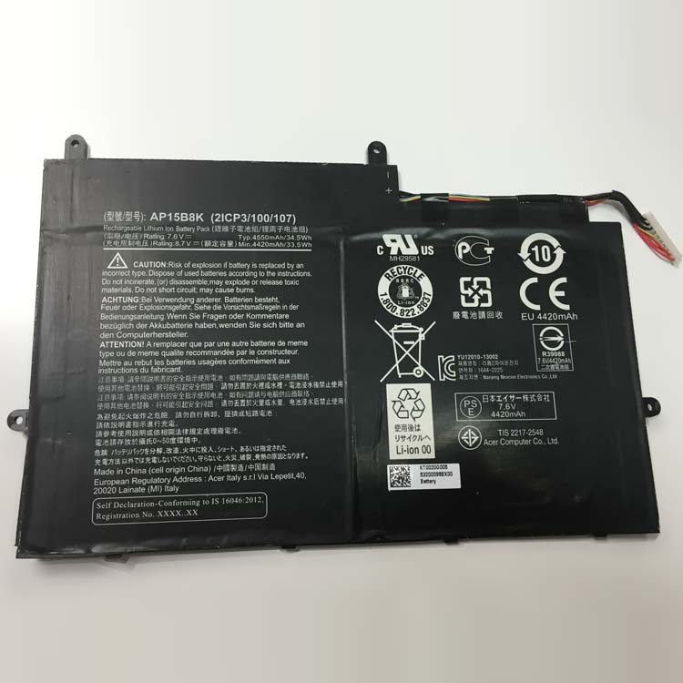 Acer AP15B8Kラップトップバッテリー激安,高容量ラップトップバッテリー