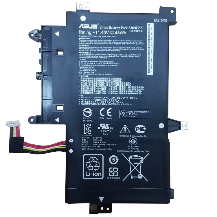 Asus B31N1345ラップトップバッテリー激安,高容量ラップトップバッテリー