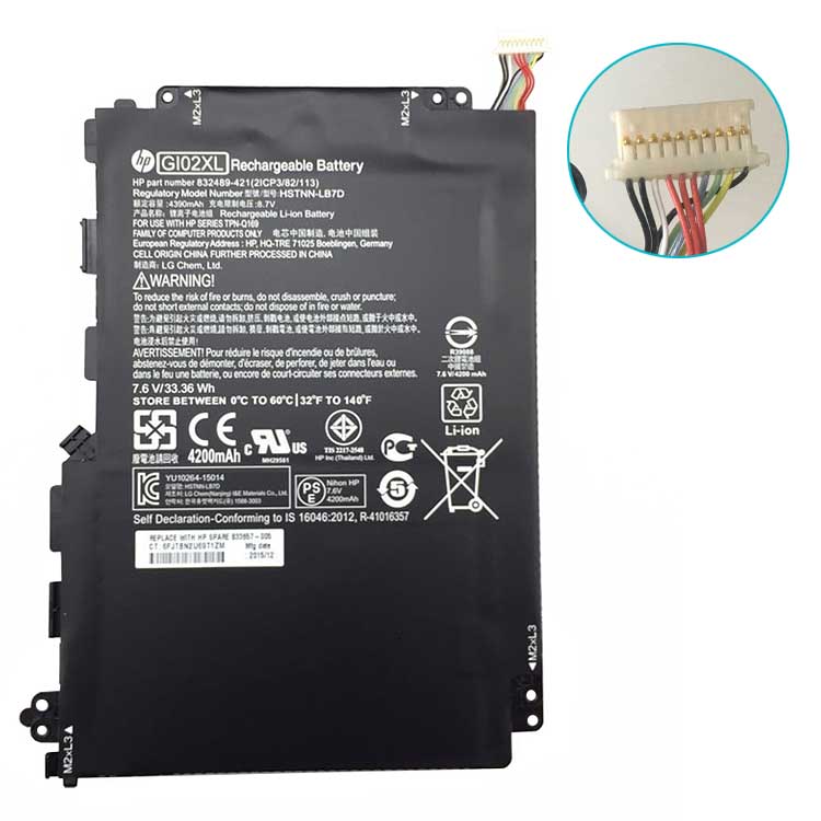 Hp GI02XLラップトップバッテリー激安,高容量ラップトップバッテリー
