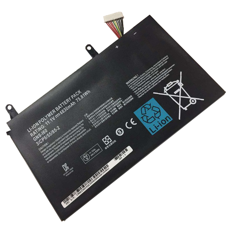 GIGABYTE 3ICP6/55/85-2高品質充電式互換ラップトップバッテリー