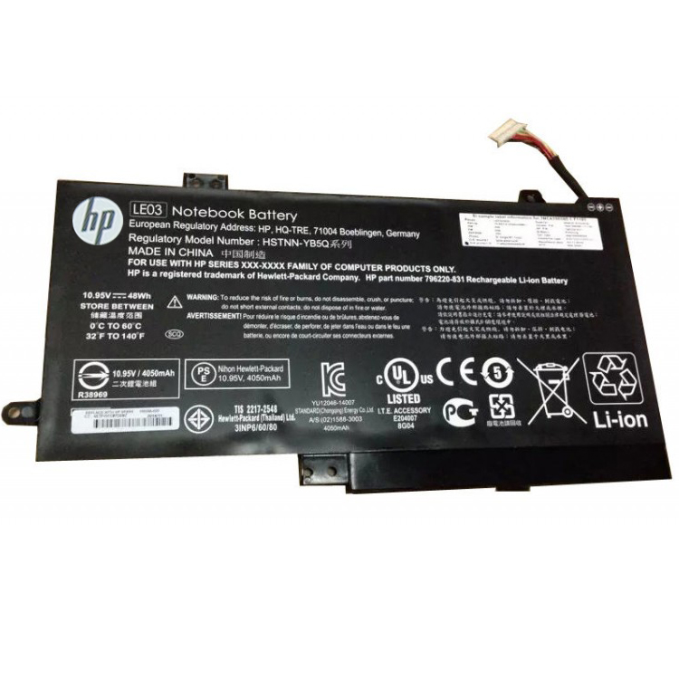 Hp HSTNN-YB5Qラップトップバッテリー激安,高容量ラップトップバッテリー