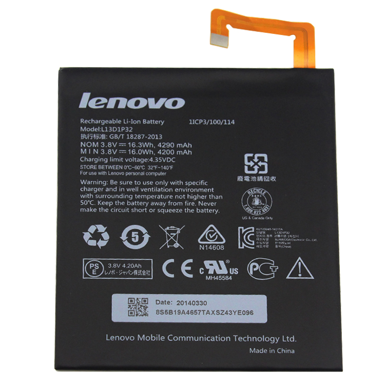 Lenovo L13D1P32ラップトップバッテリー激安,高容量ラップトップバッテリー