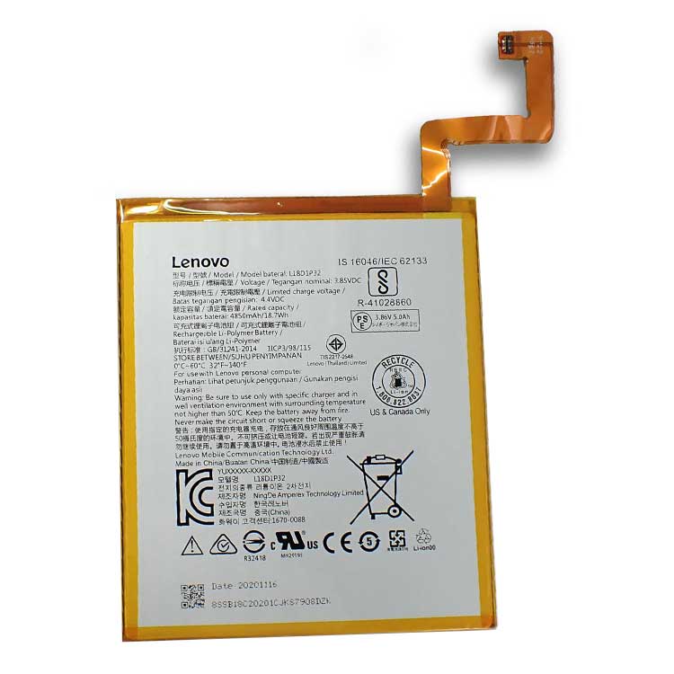 Lenovo L18D1P32ラップトップバッテリー激安,高容量ラップトップバッテリー