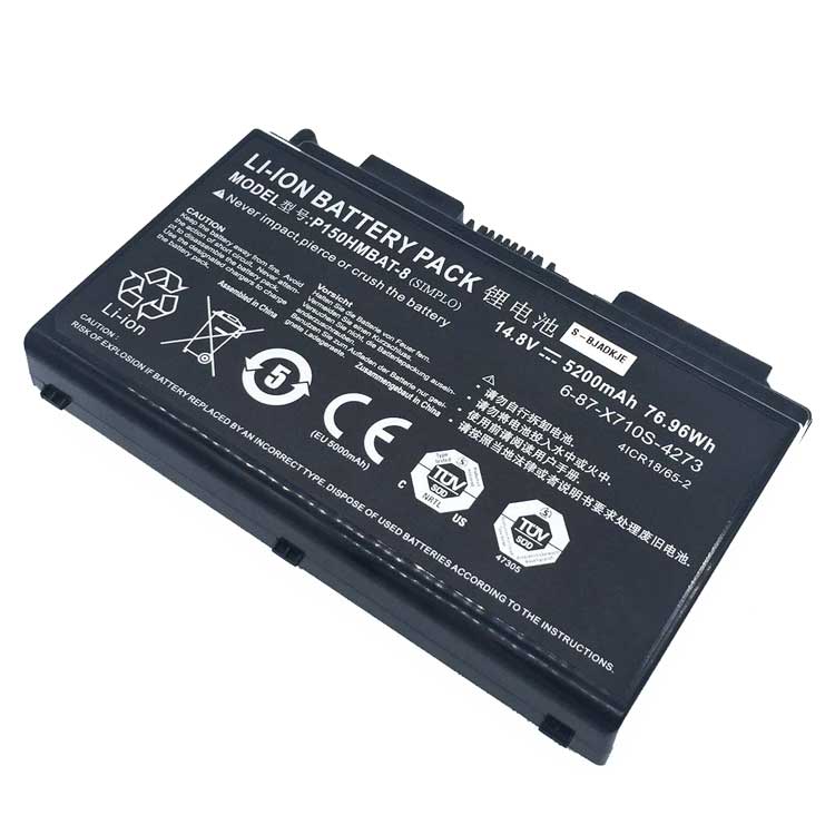 CLEVO 6-87-X710S-4272高品質充電式互換ラップトップバッテリー